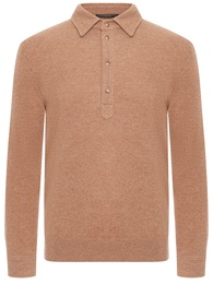 Пуловер-поло BML polo neck buttons long sleeve, 330133