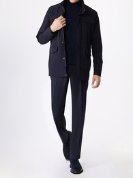 Брюки Silvio из ткани Reda Active "Attitude Flannel Fancy RWS"