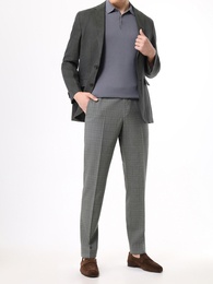 Поло из пряжи ZEGNA BARUFFA на пуговицах