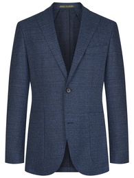 Пиджак Romeo N из ткани Guabello "Wool&Cotton Blazer Monostretch".